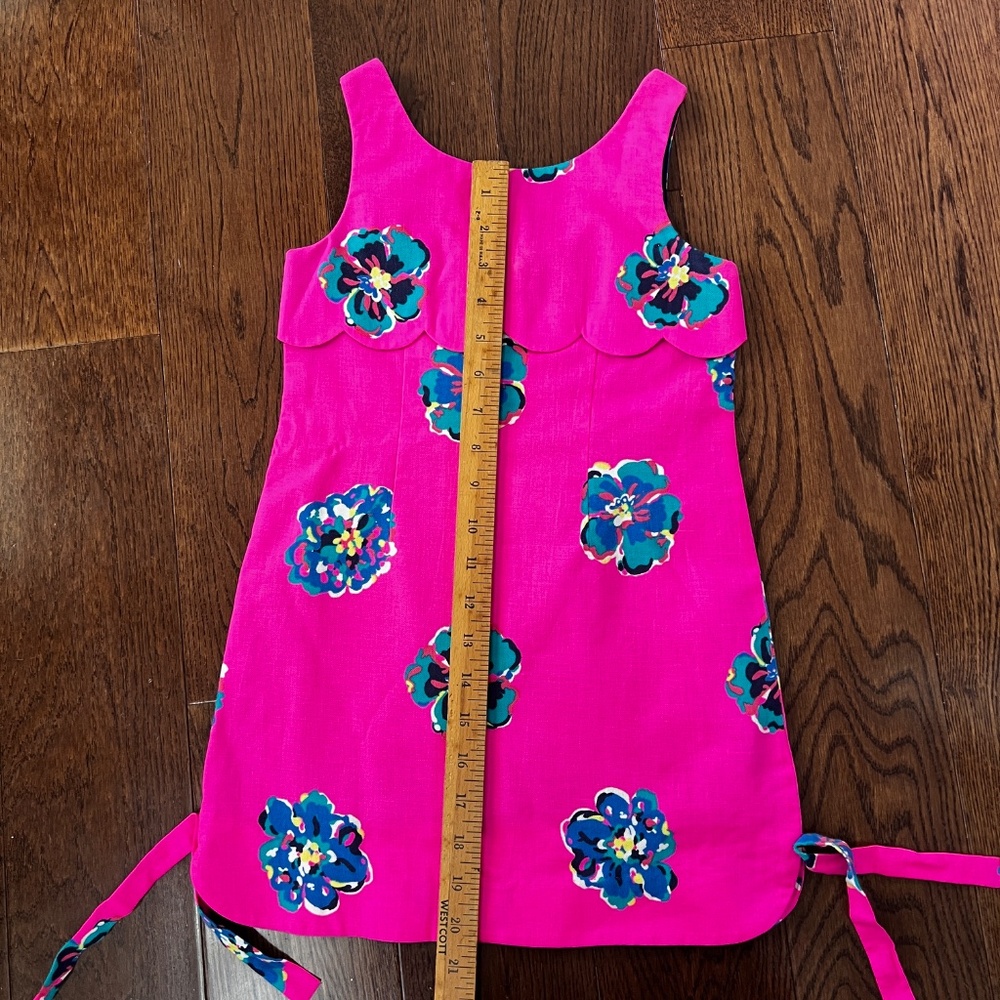 Lilly Pulitzer Girl's - Size 6 - Mambo Pink Sleeveless Dress- Easter Dress - Picture 9 of 9